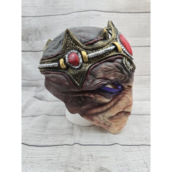 Mask Illusions Alien Commander Latex Mask 2000 Halloween Made In Mexico RARE Wow - Picture 6 of 10